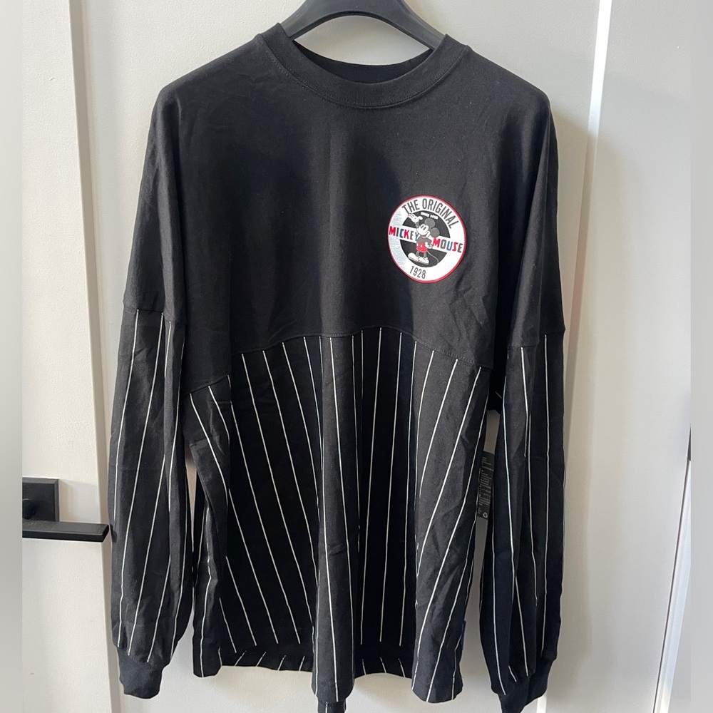 Disney Baseball Jersey Black and White